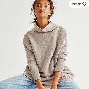 Free People Ottoman slouchy tunic sweater XS